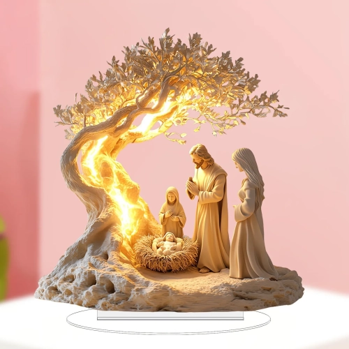 1 piece desktop decoration statue of Jesus, Tree of ...