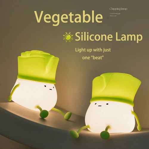 Vegetable Silicone Night Light Mobile Phone Holder C...
