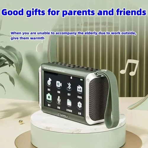 SANSUI F53 Wireless Bluetooth Speaker 4.3-inch LED D...