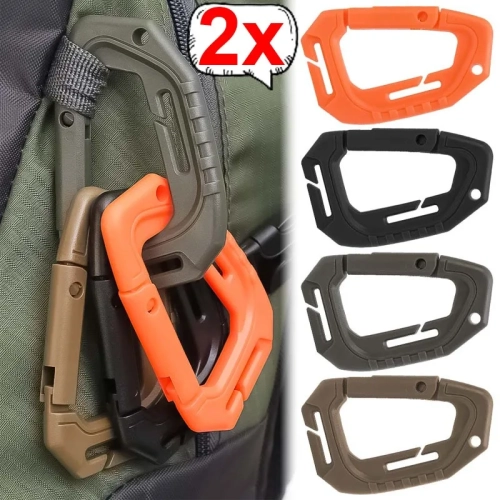1/2pcs Tac Link Molle Belt D Buckle Clip ITW Tactica...
