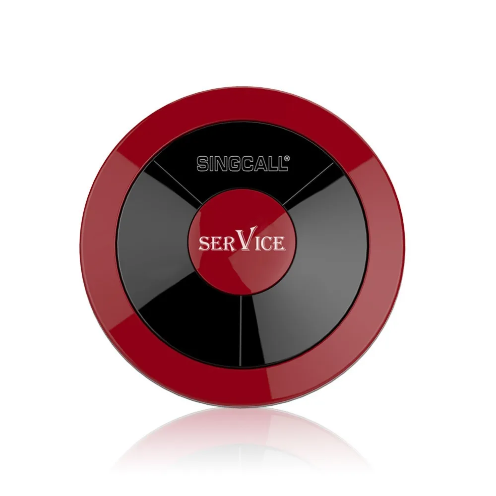 SINGCALL Wireless Calling System, One Waterproof Pager for Guests to Call in Restaurant, APE310 Red Button