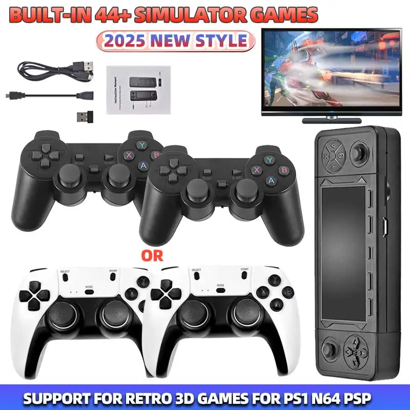 2025 NEW X9PRO Game Stick 4K TV Video Game Console 3D Games For PSP/PS1/N64/NDS 40+Simulators 42000 Retro Games