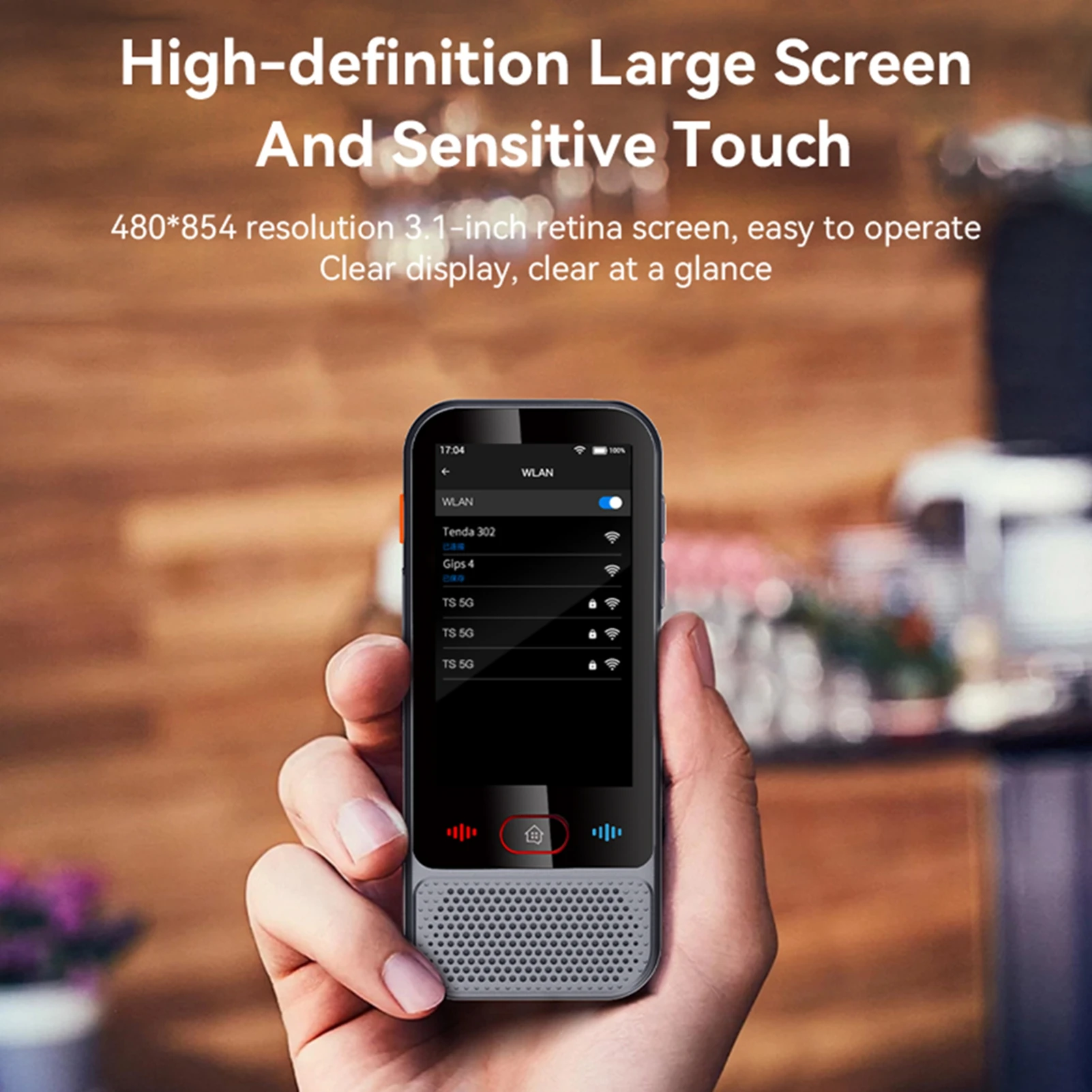 【Limited Sale】Bisofice  3.1 "IPS high-definition screen M30 intelligent translator 139 online translations WIFI/Bluetooth