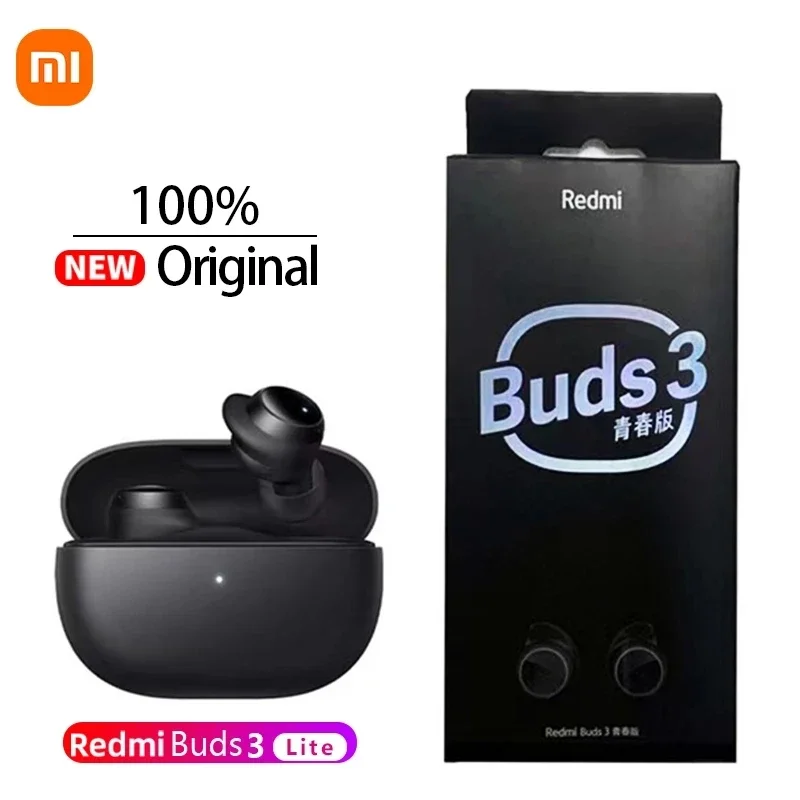 Original Xiaomi Redmi Buds 3 Lite TWS Bluetooth 5.2 Earphone IP54 18h Headset Headphone Ture Wireless Earbuds 3 Youth Edition