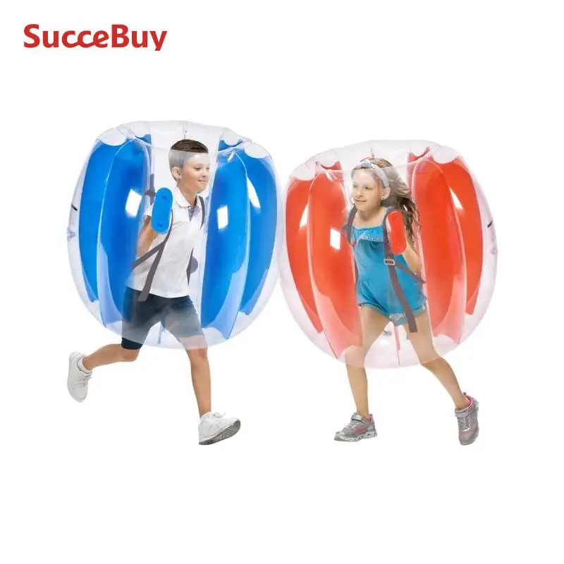 SucceBuy 2-Pack 2/3FT Inflatable Bumper Balls Body Sumo Zorb Balls for Kids & Teens Durable PVC Human Hamster Bubble Balls