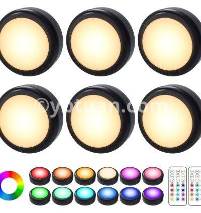 6pcs Lamp 2pc Remote