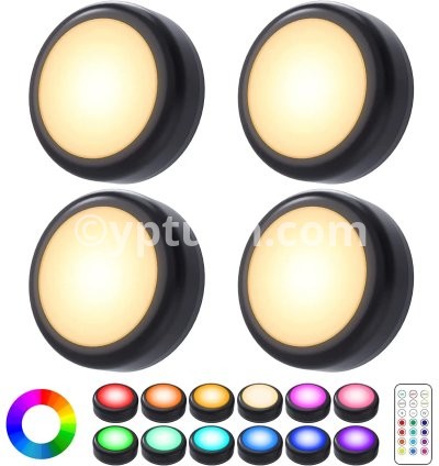 4pcs Lamp 1pc Remote