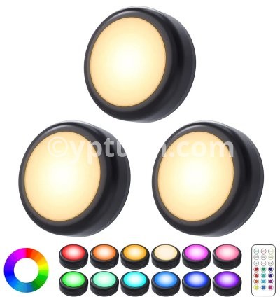 3pcs Lamp 1pc Remote