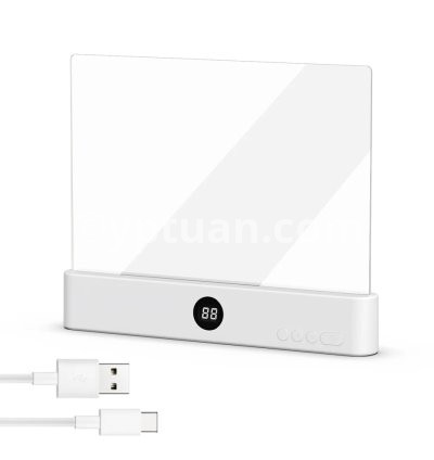 White change light