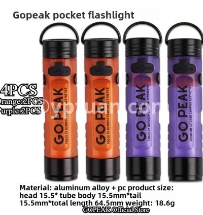 4PCS-2Orange 2Purple