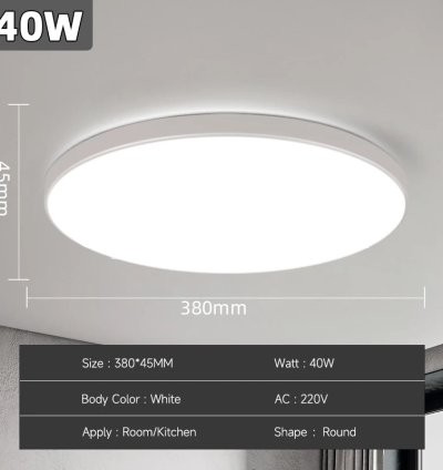 40W White A