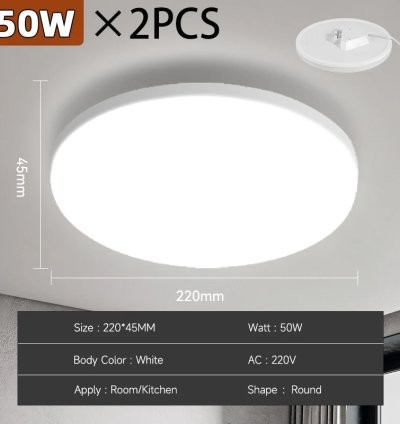 2PCS 50W White B