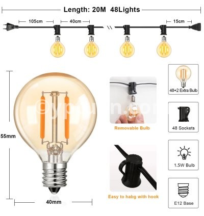 20M 48Bulbs