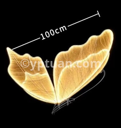 Gold butterfly 100cm