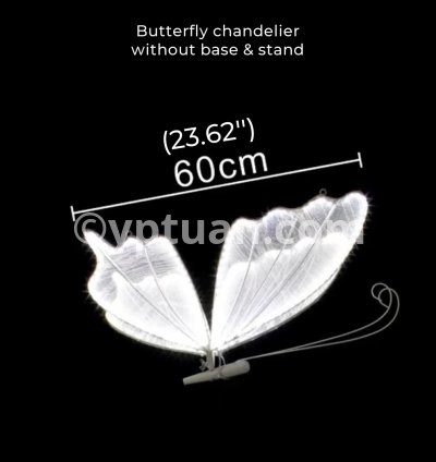 White butterfly 60cm