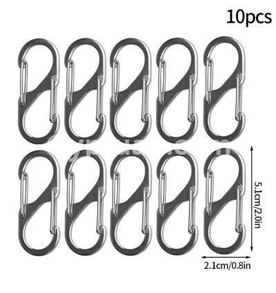 10pcs  Silver L