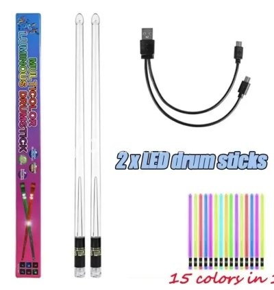 2PC LED drum sticks