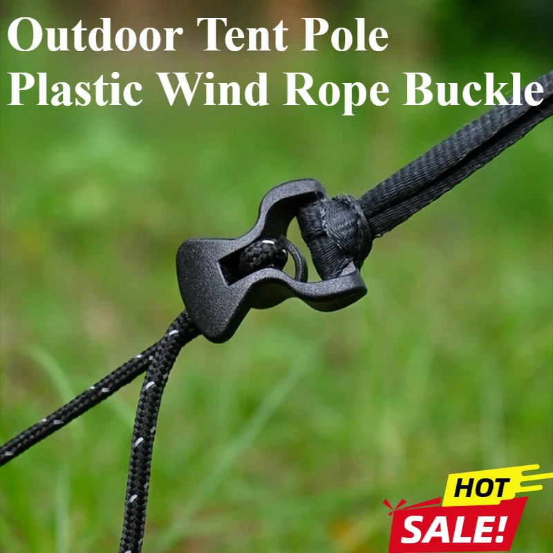 10pcs Camping Awning Tent Guyline Runner GuyLines Stopper Cord Rope Tightener Tensioner Backpack Accessories Outdoor accessories