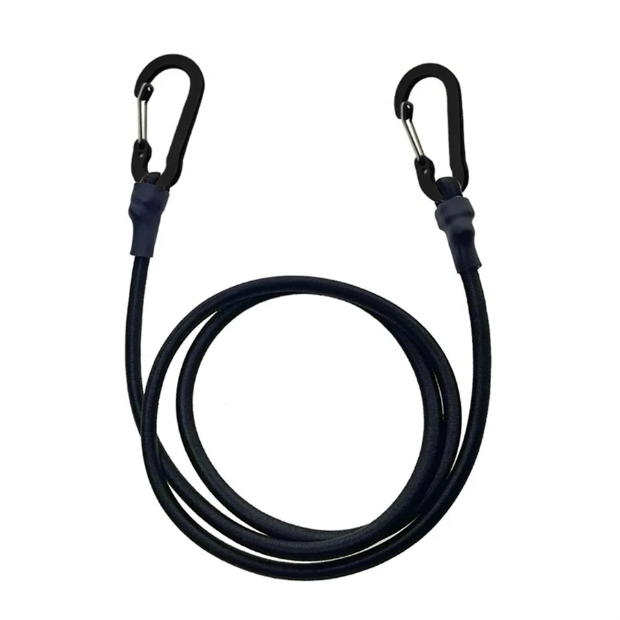 150CM-210CM Heavy Duty Bungee Cord Elastic Tie Strap String Carabiner Hooks Cycling Luggage Packing Ropes Camping  Accessories