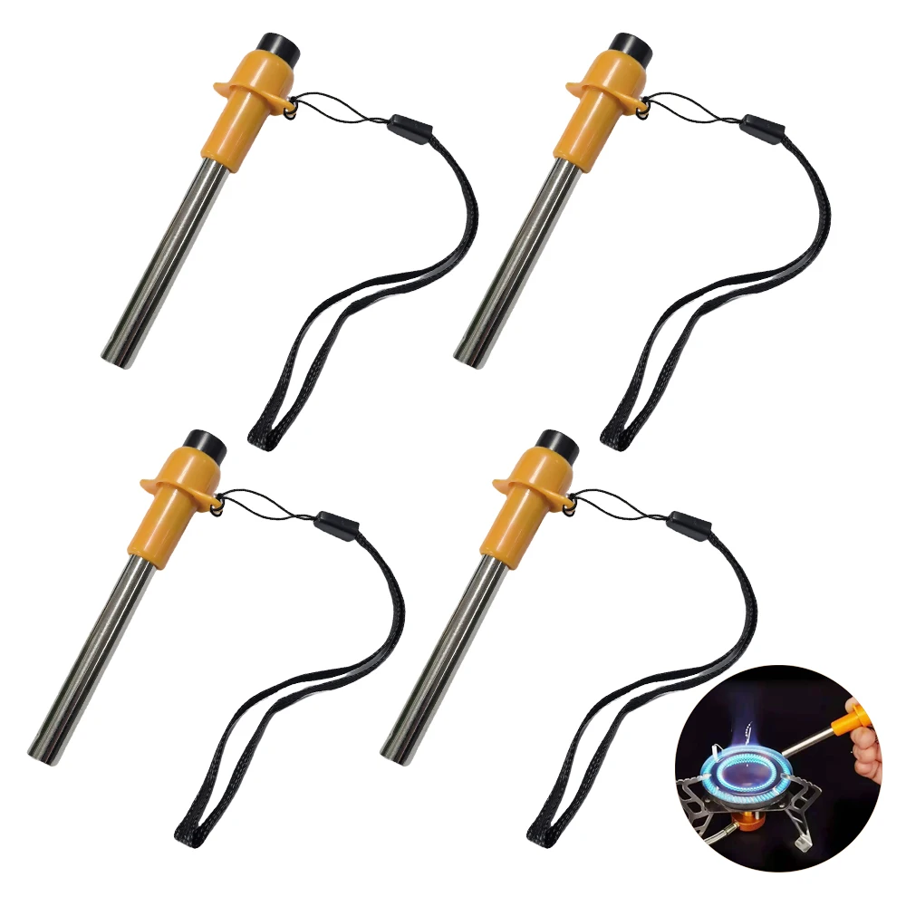1/4Pcs Outdoor Camping Portable Mini Electric Igniter Kitchen Household Stove Igniter Hiking Climbing BBQ Piezoelectric Igniter