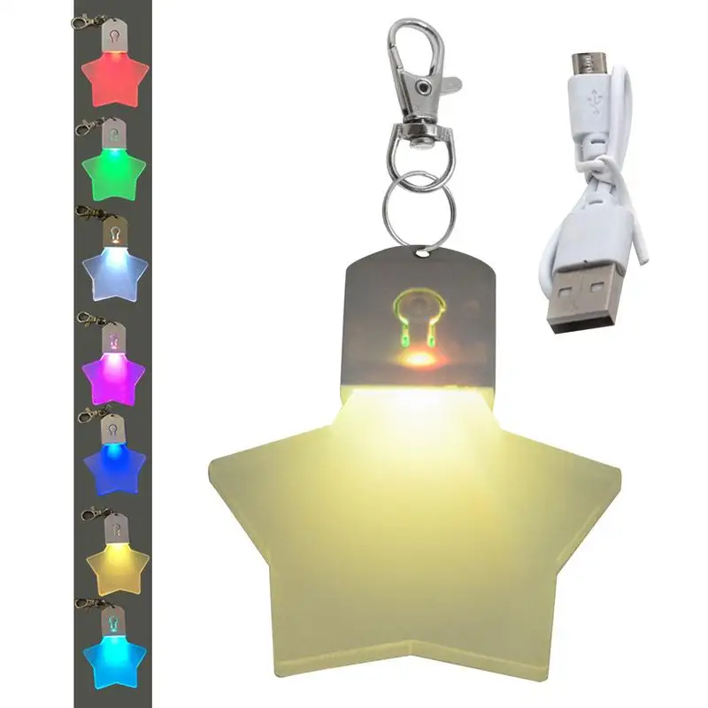 LED Purse Light Handbag Night Light Bed Lamp Rechargeable Outdoor Travel Camping Lights Backpack Glow Lamp gifts for Women Girls