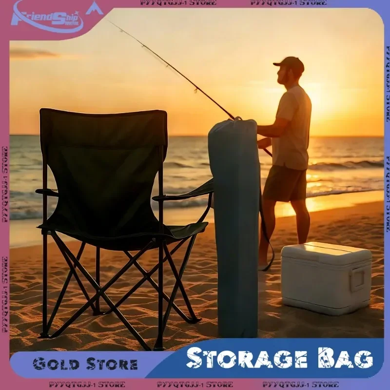 600D Oxford Cloth Camping Chair Storage Bag Portable Heavy Duty Replacement Organizer with Drawstring for Outdoor Folding Tools