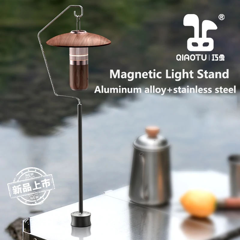 New Camping Lantern Stand Magnetic Base Light Hangers Ultralight Detachable Desktop Light Holder IGT Table Accessories
