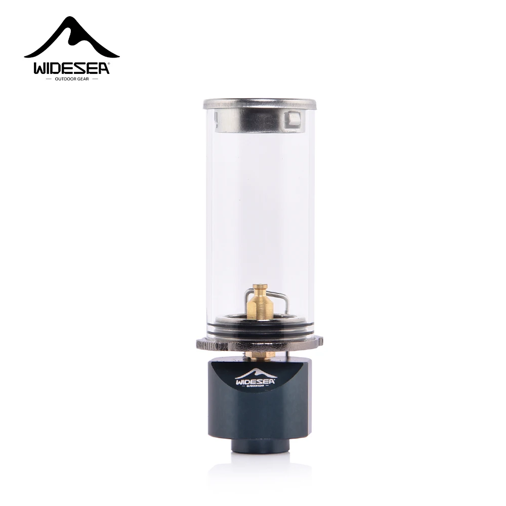 Camping Gas Lamp High Temperature Explosionproof Glass Design Can Adjust Brightness Portable Operation Camping Necessary