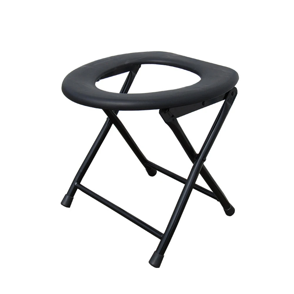 Folding Toilet Seat Portable Outdoor Toilet Suitable for Adults Anti-slip and Heavy-duty for Travel and Camping