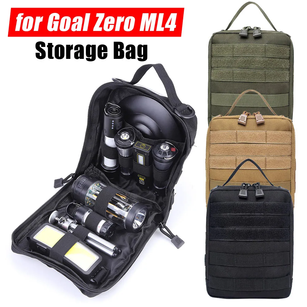 Lighthouse Camping Light Storage Bag Portable Tent Lamp Accessories Organizer Large Capacity for Black Dog ESLNF Goal Zero ML4