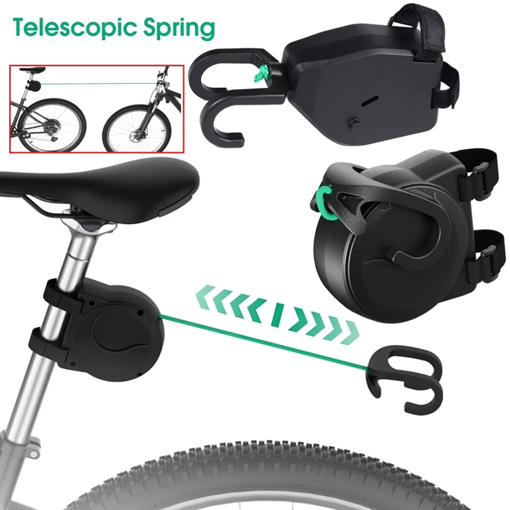 1PC Bicycle Tow Rope Flexible Retractable Bike Tractor Mountain Bike Parent-Child Pull Rope Towing Trailer Outdoor Cycling Tools