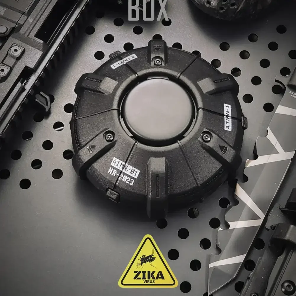 Tactical Mosquito Incense Box Home Outdoor Camping Creative Style Mosquito Repellent Rack Fireproof with Cover