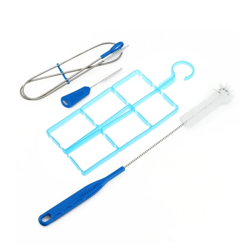 4pcs/pack Portable Hydration Pack Water Bladder Bag Cleaning Outdoor Camping Cycling Water Bag Cleaning Tube Brush