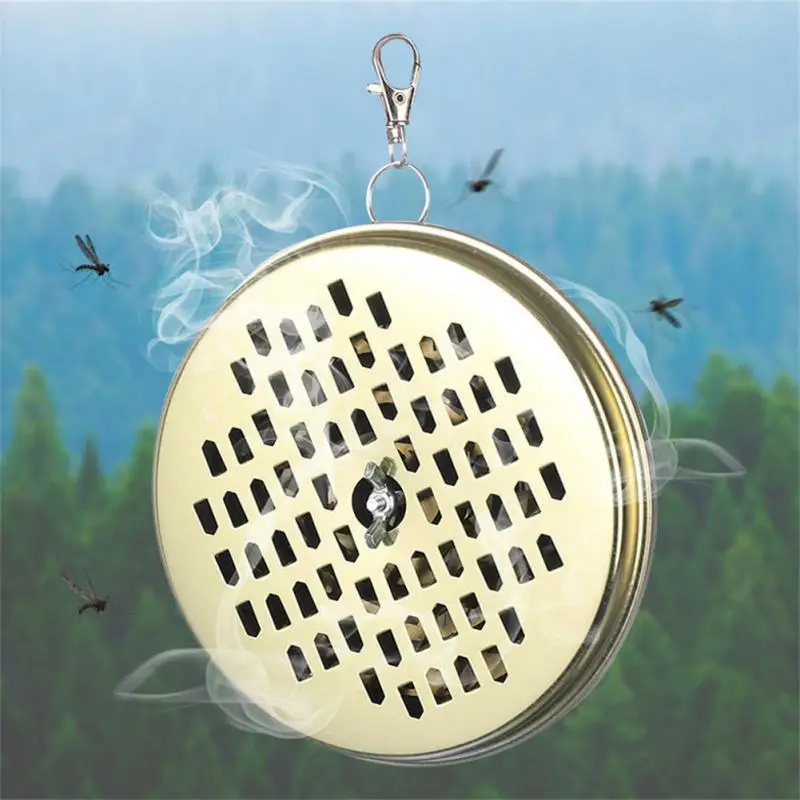 Camping Tools Hanging Mosquito Coil Holder Portable Metal Incense Holder Home Outdoor Summer Mosquito Repellent Incense Box